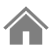 Symbol Haus in grau