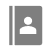 Symbol Kontakt in grau
